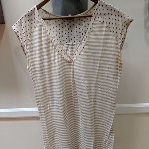 Little Yellow Button Anthropologie t-shirt tunic